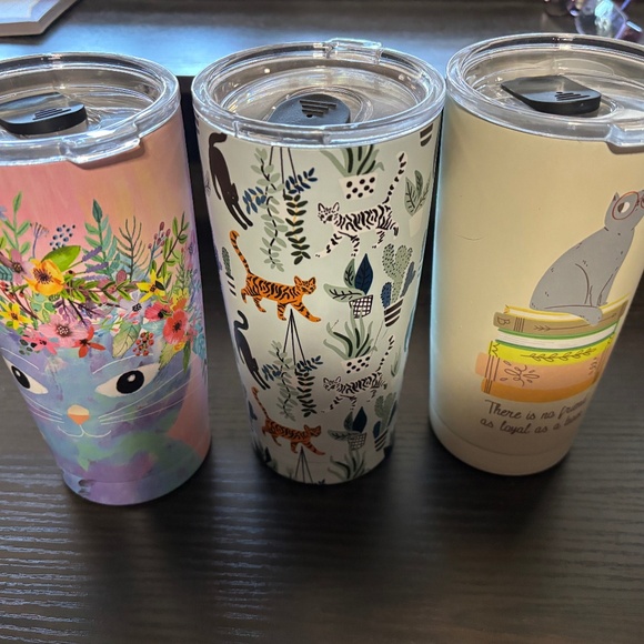 CAT TUMBLER SET - Picture 1 of 3